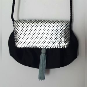 Metallic Vintage Mini Bag Purse Self-closing snap